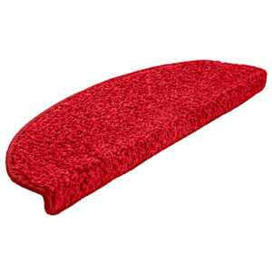 Schodové rohože 10 ks 65 x 21 x 4 cm červené, půlkulaté, velké - obrázek 3
