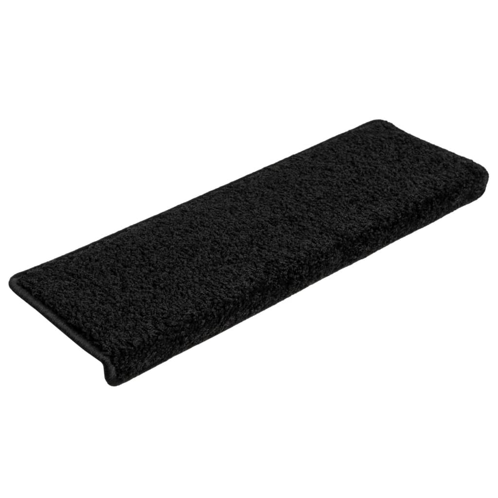 vidaXL Trapmatten 10 st 65x21x4 cm zwart afbeelding