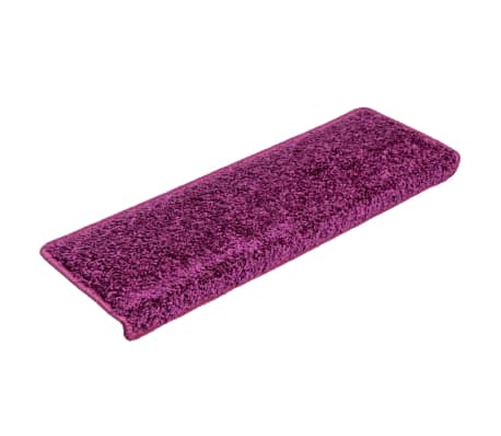 vidaXL Trapmatten 10 st 65x21x4 cm violet