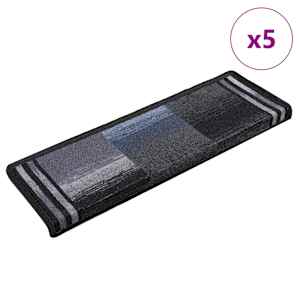 vidaXL iseliimuvad trepimatid 5 tk, 65x21x4 cm, must ja hall