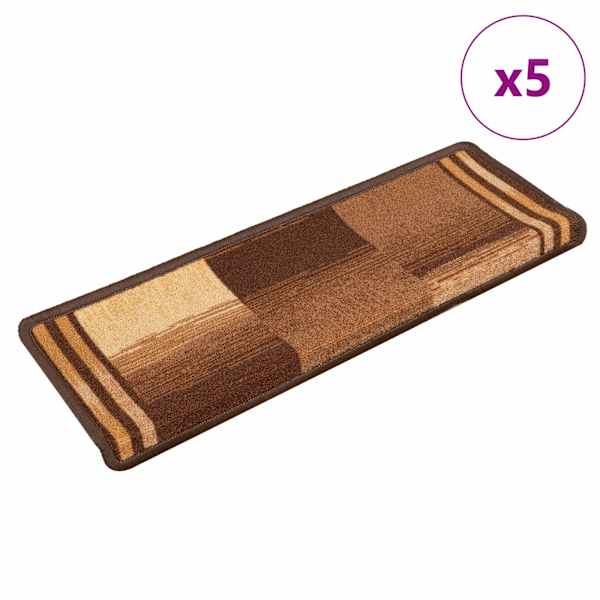 vidaXL iseliimuvad trepimatid 5 tk, 65x21x4 cm, pruun