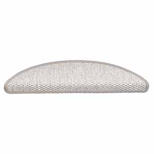 Samolepicí nášlapy na schody sisal 15 ks 56 x 17 x 3 cm platina - obrázek 3