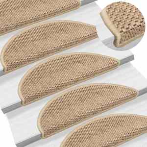 Samolepící nášlapy na schody vzhled sisal 15 ks 56x17x3 cm - obrázek 6