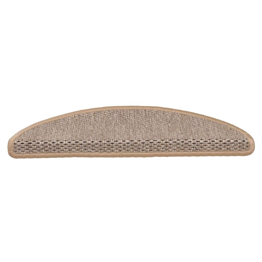Thumbnail - vidaXL Treppenmatten Selbstklebend Sisal 15 Stk. 56x17x3 cm Hellbeige