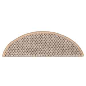 Samolepící nášlapy na schody vzhled sisal 15ks 56x17x3cm béžové - obrázek 4