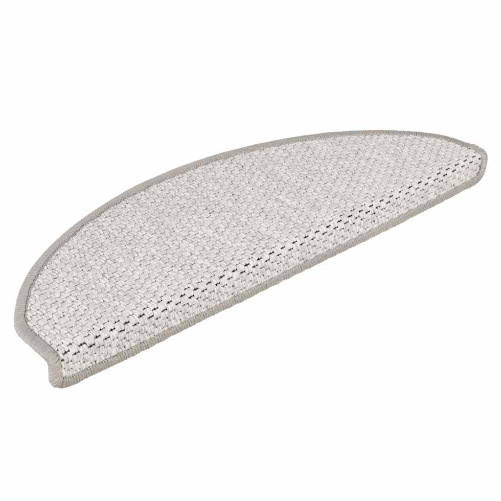 vidaXL Samolepiace nášľapy na schody, sisalový vzhľad 15 ks 65x21x4 cm