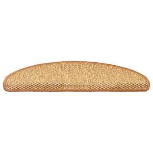 Samolepicí nášlapy na schody vzhled sisal 15 ks 65x21x4cm sisal - obrázek 3