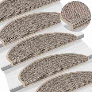 Samolepící nášlapy na schody vzhled sisal 15 ks 65x21x4 cm - obrázek 6
