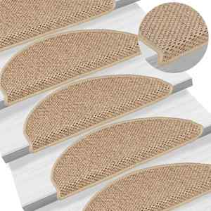 Samolepící nášlapy na schody vzhled sisal 15 ks 65x21x4 cm - obrázek 6