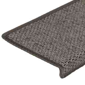 Samolepící nášlapy na schody sisal 15ks 65x21x4cm šedé a béžové - obrázek 7