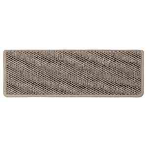 Samolepící nášlapy na schody vzhled sisal 15ks 65x21x4cm béžové - obrázek 4