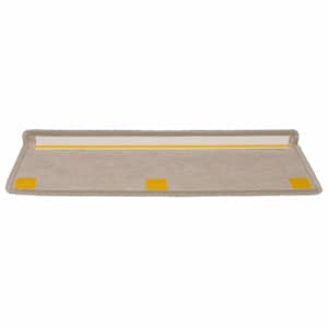 Samolepící nášlapy na schody vzhled sisal 15ks 65x21x4cm béžové - obrázek 5
