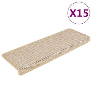 vidaXL isekleepuv trepivaip, 15 tk, 65x21x4 cm, Berber