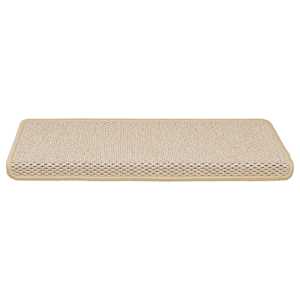 Samolepící nášlapy na schody vzhled sisal 15 ks 65x21x4 cm Berber - obrázek 3