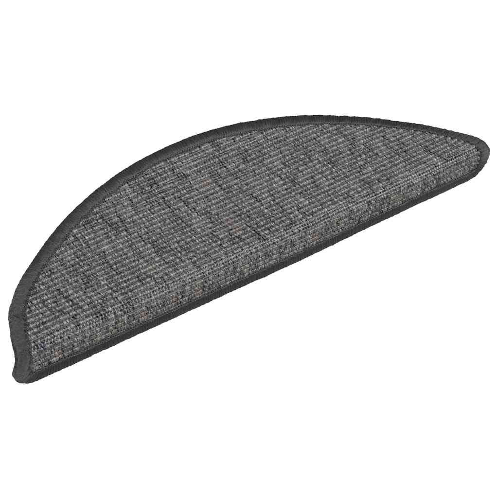 vidaXL Samolepiace nášľapy na schody 15 ks 56x17x3 cm béžové a sivé