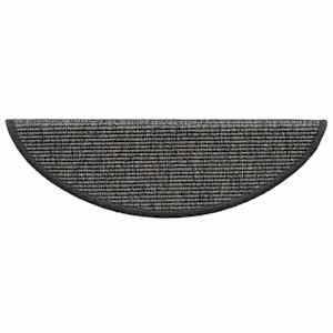 Schodové rohože 15 ks 56 x 17 x 3 cm béžovo-šedé, půlkulaté - obrázek 5
