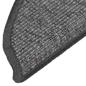 Schodové rohože 15 ks 56 x 17 x 3 cm béžovo-šedé, půlkulaté - obrázek 6