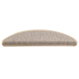 Schodové rohože 15 ks 56 x 17 x 3 cm stříbrné, půlkulaté - obrázek 4