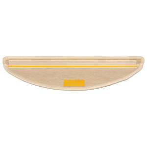 Schodové rohože 15 ks 56 x 17 x 3 cm stříbrné, půlkulaté - obrázek 5