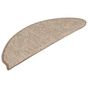 vidaXL trepimatid 15 tk 56 x 17 x 3 cm helepruunid poolringikujulised