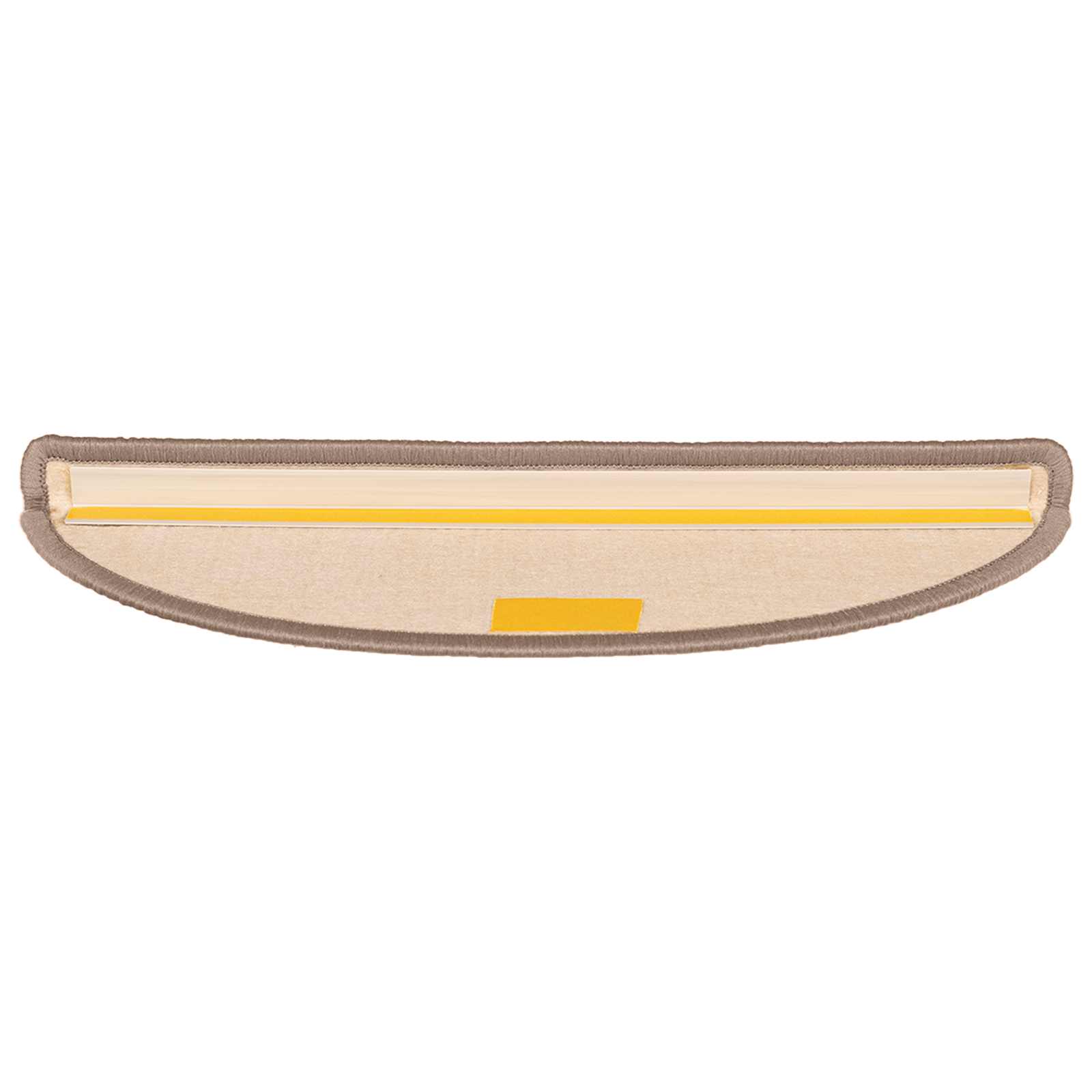 vidaXL Stufenmatten 15 Stk. 56x17x3 cm Hellbraun Halbrund – Bild 5