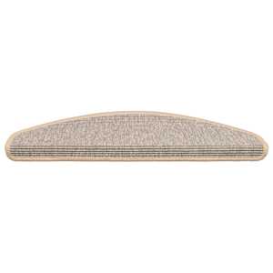 Schodové rohože 15 ks 65 x 21 x 4 cm stříbrné, půlkulaté, velké - obrázek 4