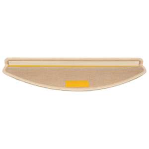 Schodové rohože 15 ks 65 x 21 x 4 cm stříbrné, půlkulaté, velké - obrázek 5