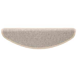 Schodové rohože 15 ks 65 x 21 x 4 cm stříbrné, půlkulaté, velké - obrázek 6