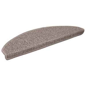 vidaXL trepimatid 15 tk 65 x 21 x 4 cm tumebeež poolringikujuline suur