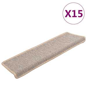 vidaXL trepimatid 15 tk 65 x 21 x 4 cm h&otilde;bedased ristk&uuml;likukujulised servad