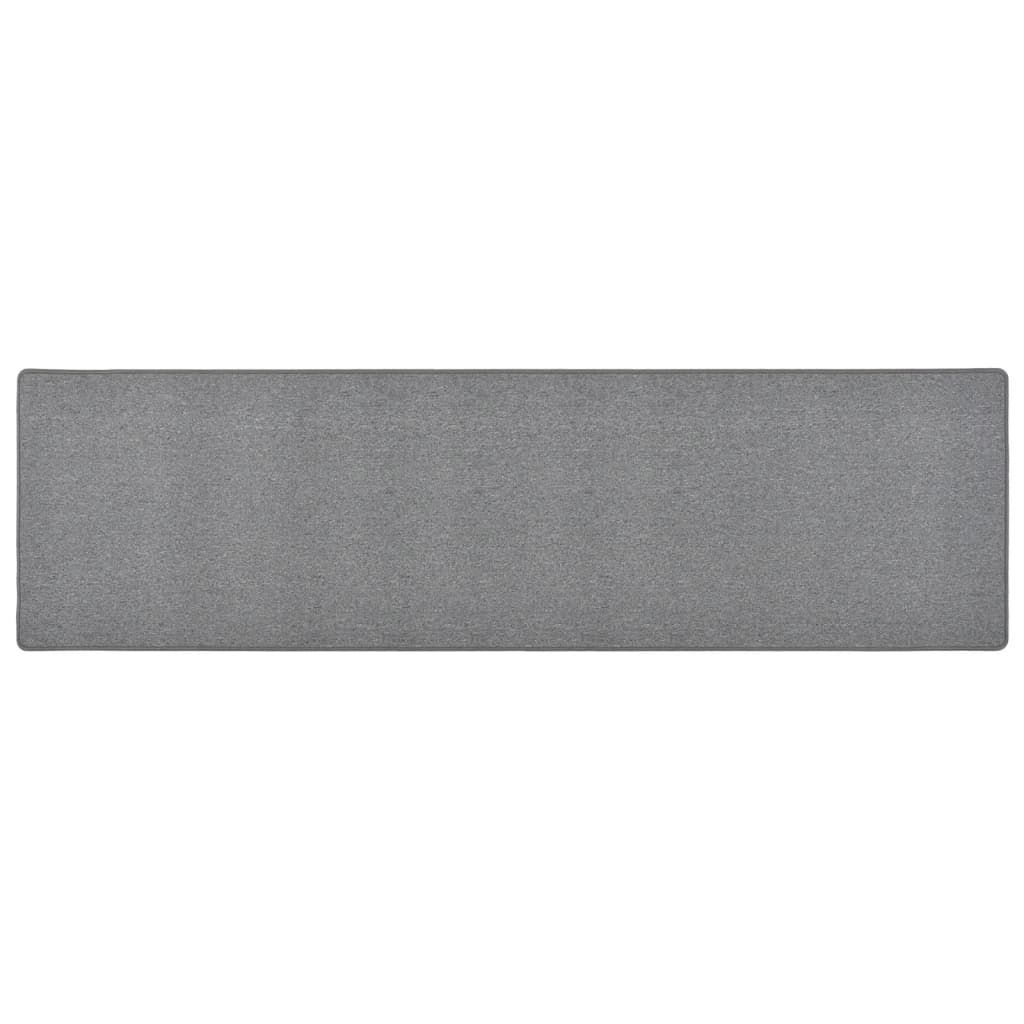 vidaXL Covor traversă, gri închis, 50x200 cm