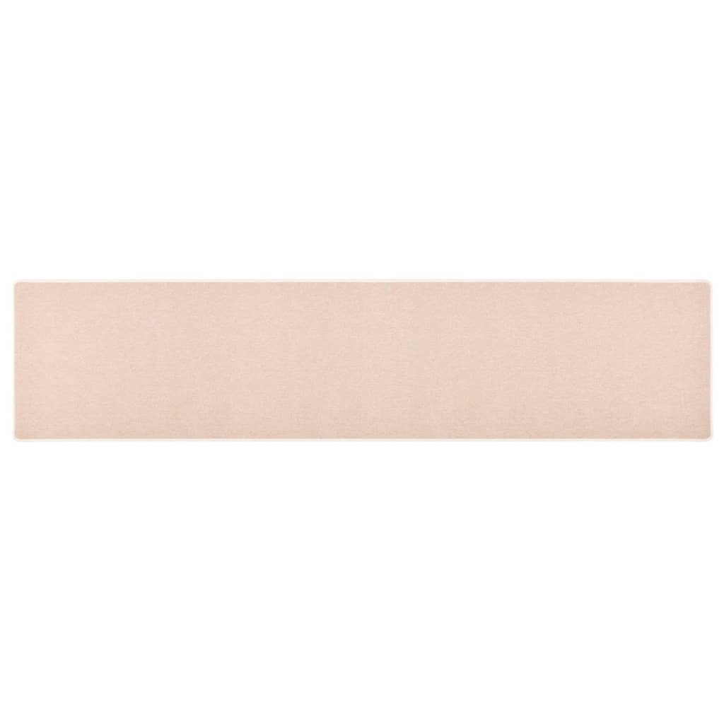 Käytävämatto vaaleanruskea 80×400 cm