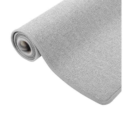 vidaXL Tapis de couloir Gris clair 50x100 cm