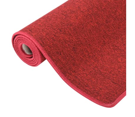 vidaXL Kilimas-takelis, raudonos spalvos, 80x300cm