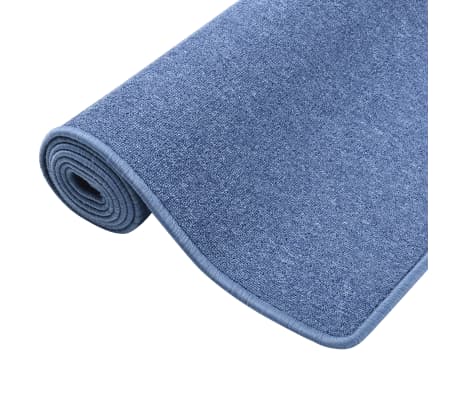 vidaXL Kilimas-takelis, mėlynos spalvos, 80x300cm