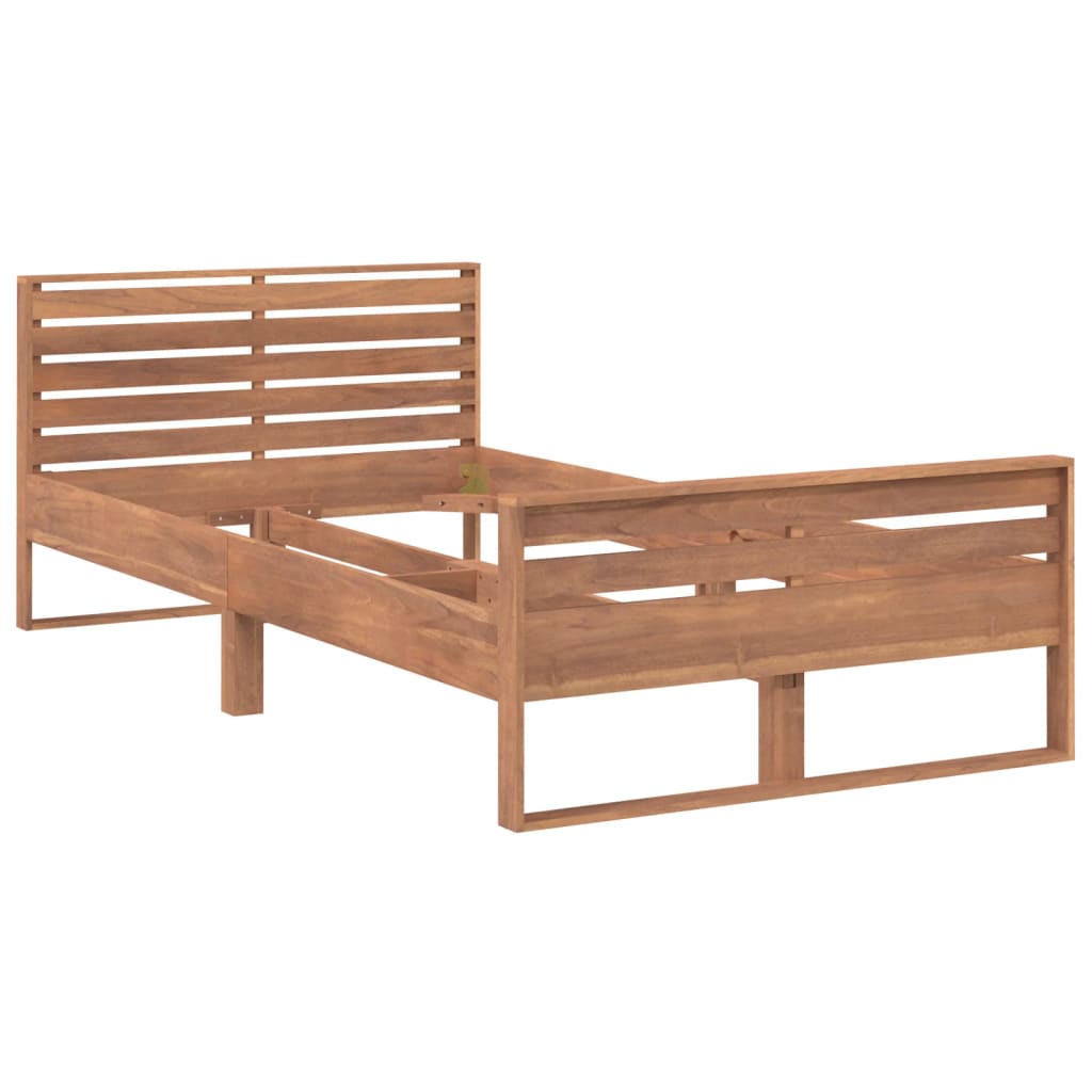 

vidaXL Bedframe massief teakhout 100x200 cm