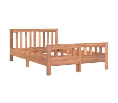 vidaXL Πλαίσιο Κρεβατιού 120 x 200 εκ. από Μασίφ Ξύλο Teak