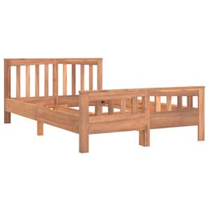 vidaXL Πλαίσιο Κρεβατιού 120 x 200 εκ. από Μασίφ Ξύλο Teak