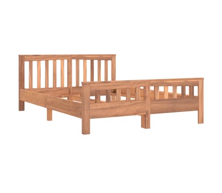 vidaXL gultas rāmis, masīvs tīkkoks, 140x200 cm