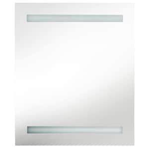 LED koupelnová skříňka se zrcadlem černá 50 x 14 x 60 cm - obrázek 4
