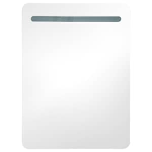 LED koupelnová skříňka se zrcadlem dub 60 x 11 x 80 cm - obrázek 4