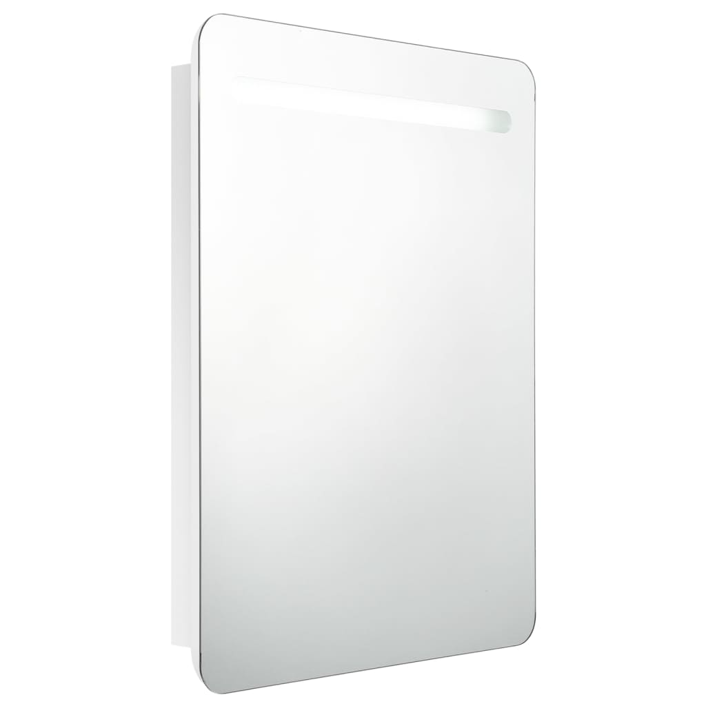 Image of vidaXL LED Bathroom Mirror Cabinet Shining White 60x11x80 cm