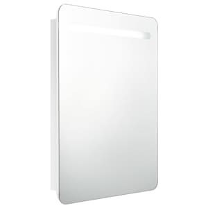LED koupelnová skříňka se zrcadlem zářivě bílá 60 x 11 x 80 cm - obrázek 2