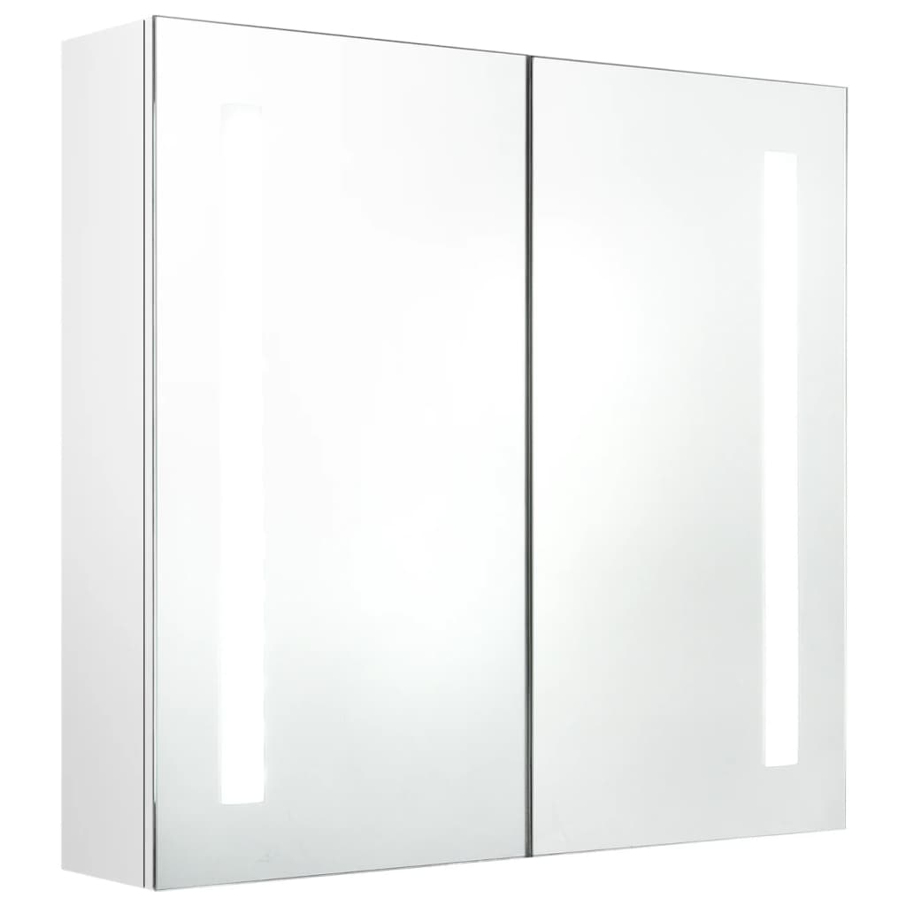 Image of vidaXL LED Bathroom Mirror Cabinet Shining White 62x14x60 cm