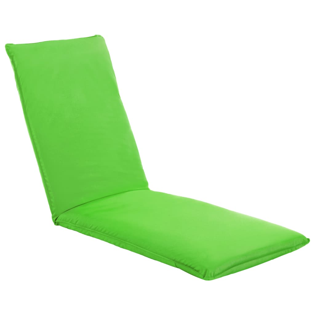 Vidaxl Sezlong Pliabil, Verde, Tesatura Oxford