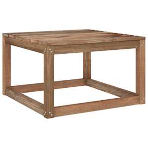 vidaXL Τραπέζια Κήπου Παλέτες 2 Τεμ. Καφέ 60x60x36,5εκ Εμπ Ξύλο Πεύκου