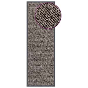 Predpražnik taftani 60x180 cm temno rjav