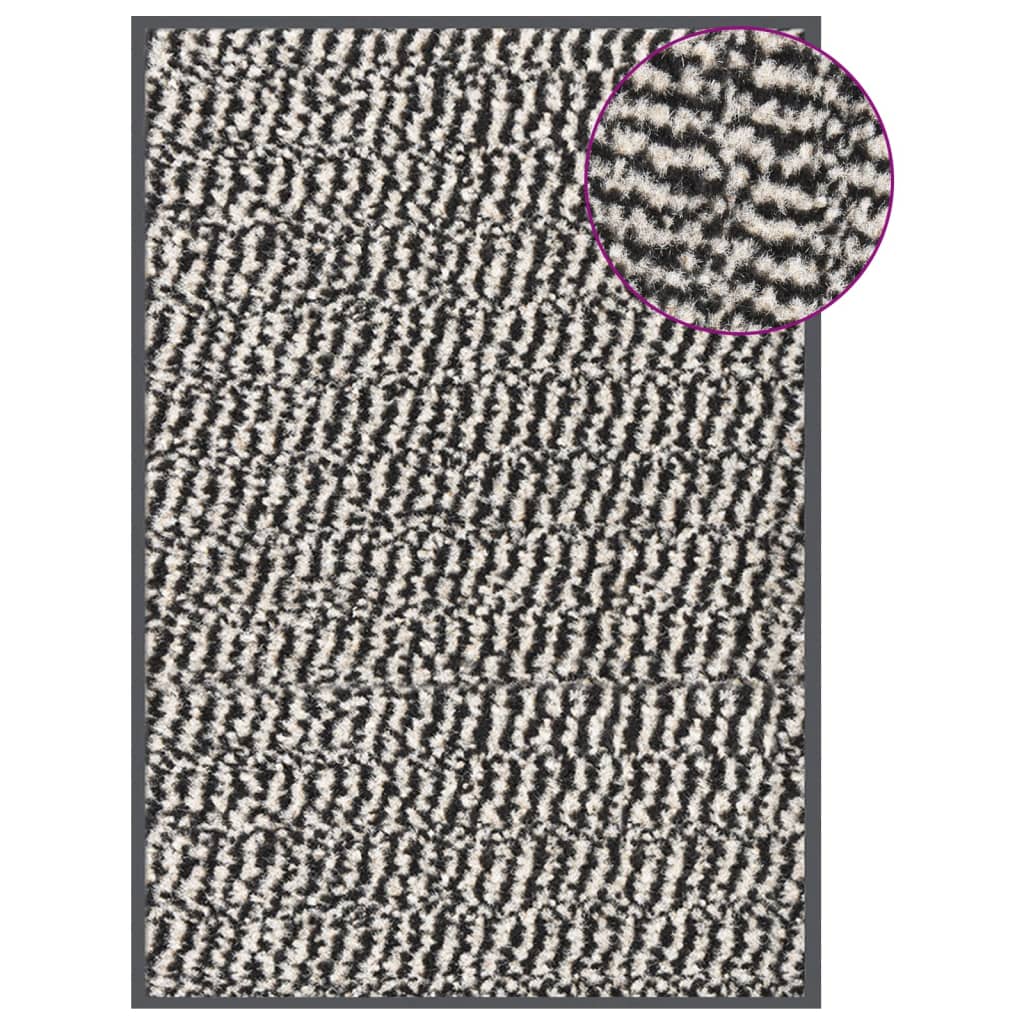 Fußmatte getuftet 40×60 cm Hellbraun
