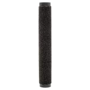 vidaXL Deurmat getuft 60x150 cm zwart