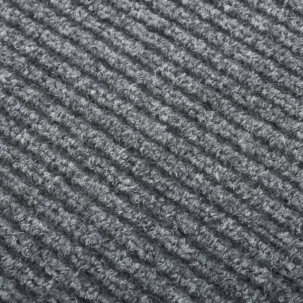 Covor traversă de captare a murdăriei, gri, 100×100 cm